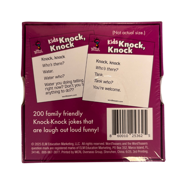 Word Teasers Knock Knock – Hilarious Family Joke Cards