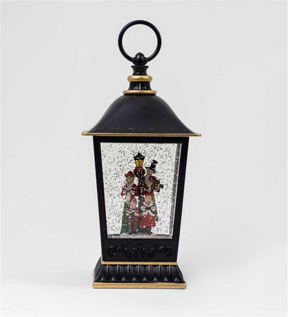 Carolers - LED Glitter Water Spinning Lantern