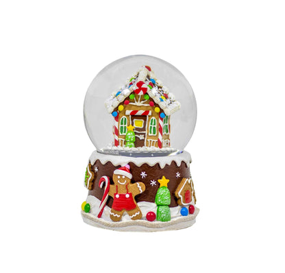 Musical Water Globe – Gingerbread House