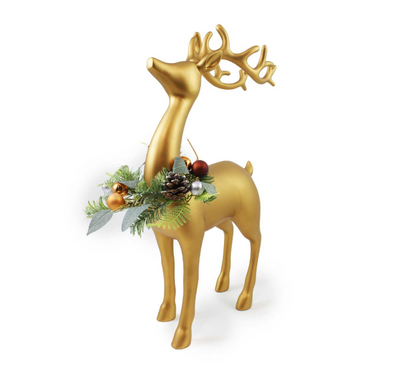 Gold Standing Deer *SOLD AS IS*