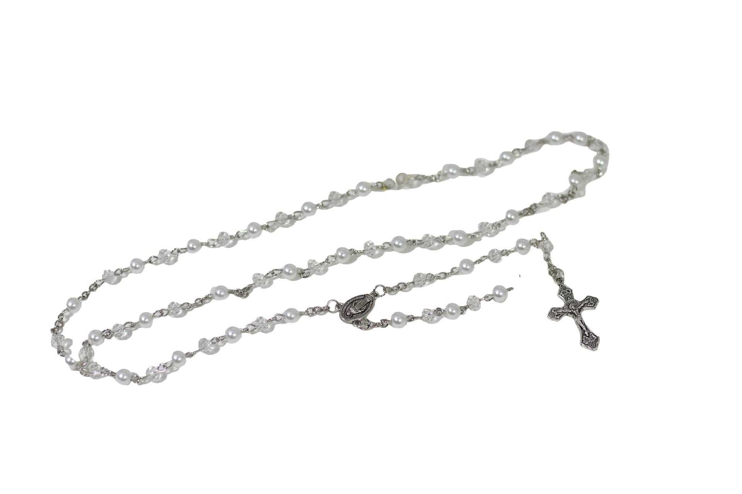 Grey Rosary with Gift Box – 2-Piece Set