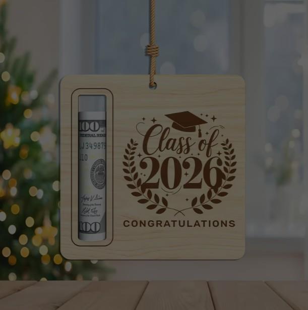 Graduation Money Holder Ornament
