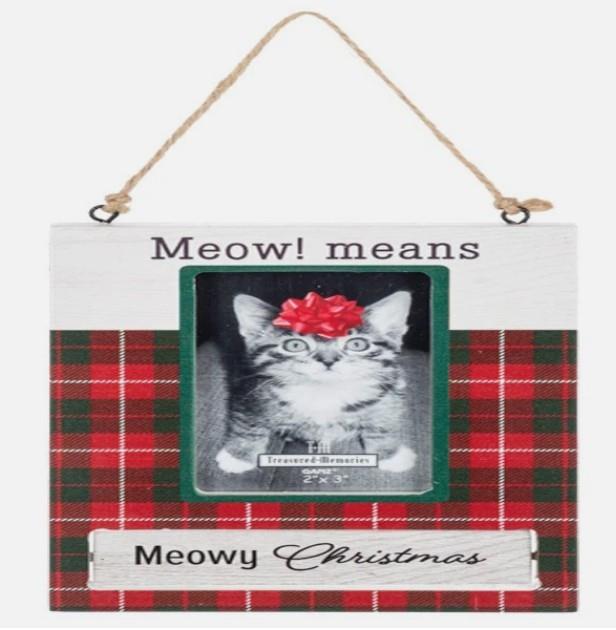 Wooden Pet Ornament Frame – Rotating Message Design,