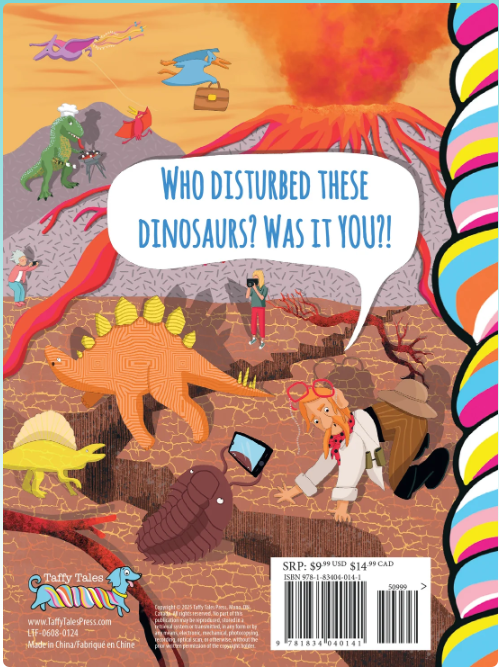 Don’t Disturb the Dinosaur Den! – Interactive Flap Book