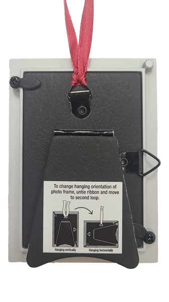 Baby’s First Christmas Bear Photo Frame Ornament