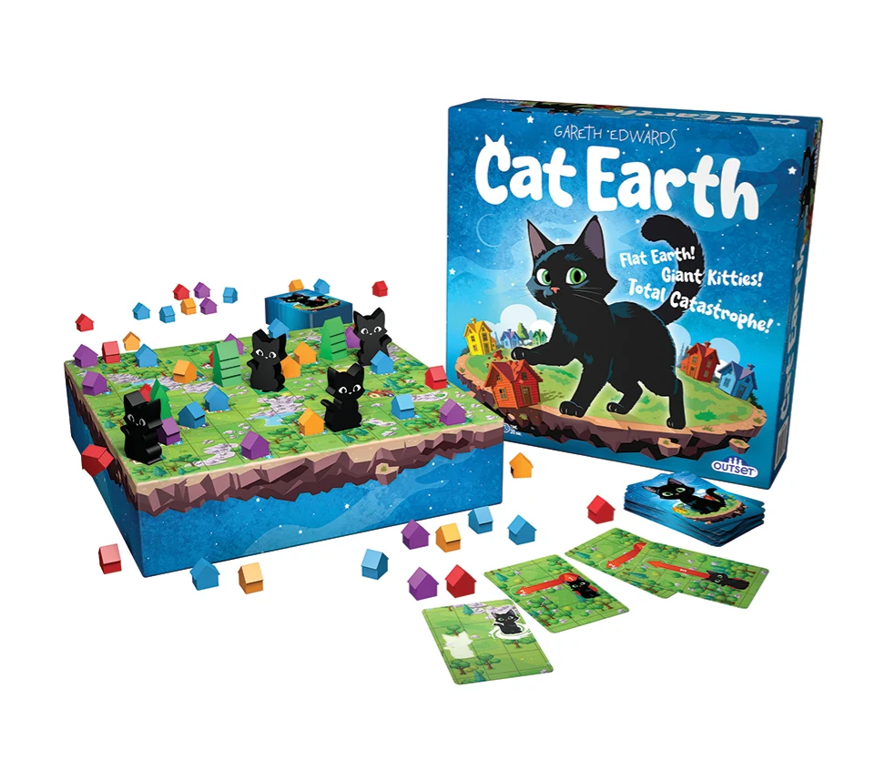 Cat Earth Board Game – Strategy & Family Game – Ages 8+