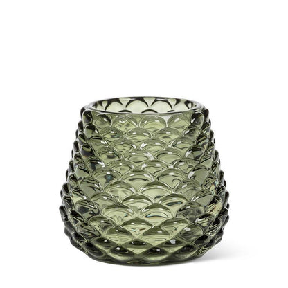 Small Green Pinecone Tealight Holder