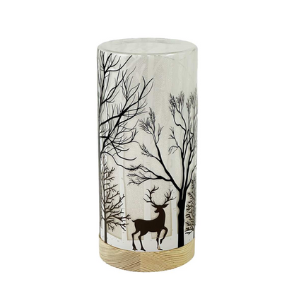 Light up Deer Cylinder
