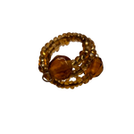 Amber Beaded Scarf Slide