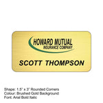Nametag - Metal Full Colour