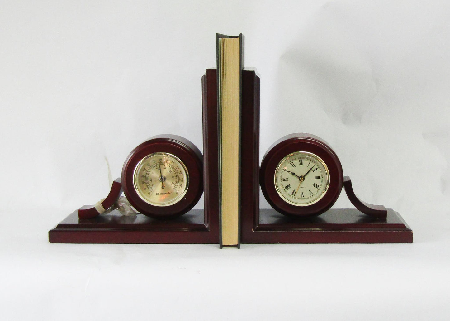 Clock Bookends