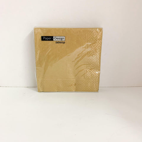 Gold Cocktail Napkins