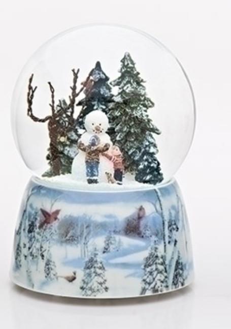 Musical Snowman Scene Dome – Plays Jingle Bells