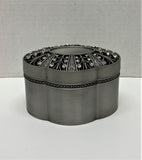 Pewter Finish Trinket Box