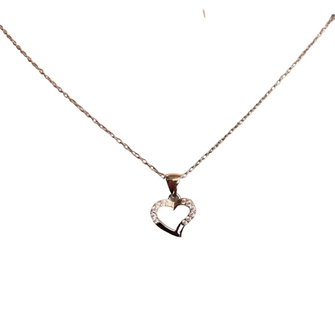 Sterling Silver Heart Necklace