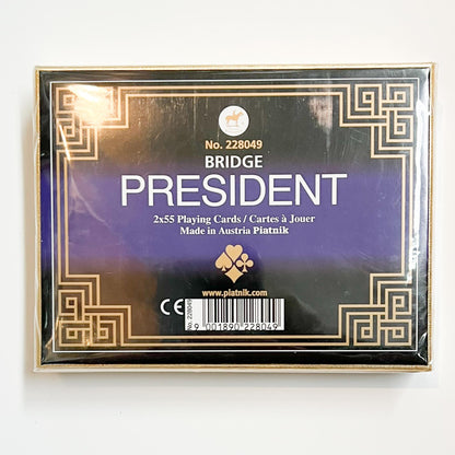 President Double Deck Playing Cards