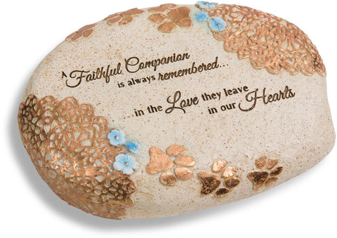 "Faithful Companion" Memorial Garden Stone