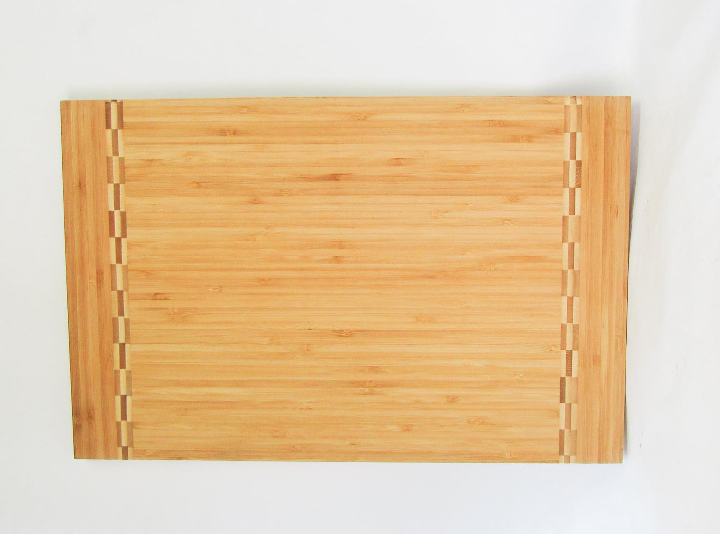 Bamboo Cutting Board – Checked Trim