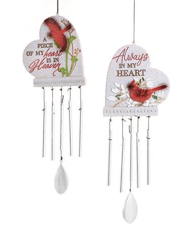 Cardinal Windchime - Always in my Heart