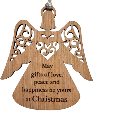 Wooden Angel May Gifts Ornament