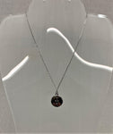 Circle Pendant with Cross Necklace
