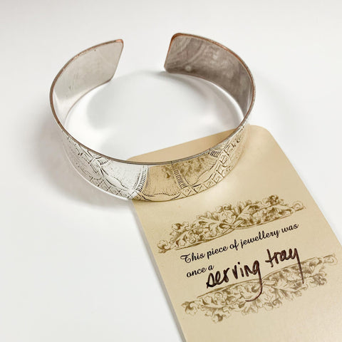 Silver Cuff Bracelet by L Carr Designs