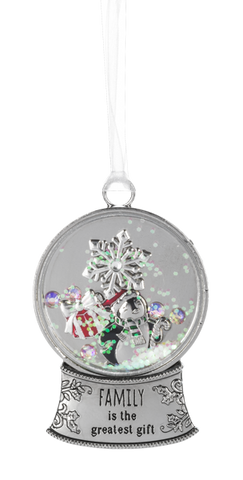 Family Snowglobe Ornament