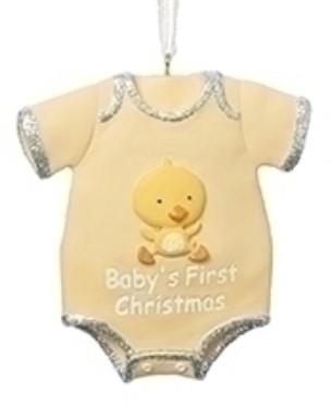 Baby's 1st Onesie Christmas Ornament