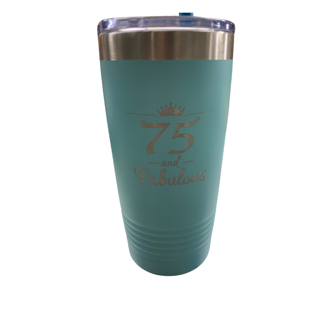 75th Birthday Tumbler