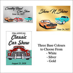 Car Show Dash Plaque