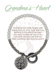 Earth Angel Shell Pearl Bracelet Grandma's Heart