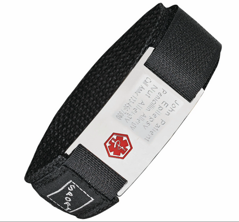 Mens Medic Bracelet with Nylon Band