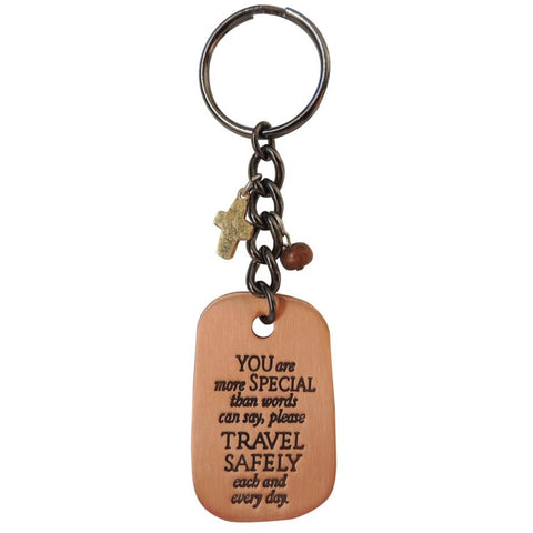 Travel Safely Keychain