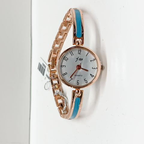 Rose Gold & Turquoise Watch