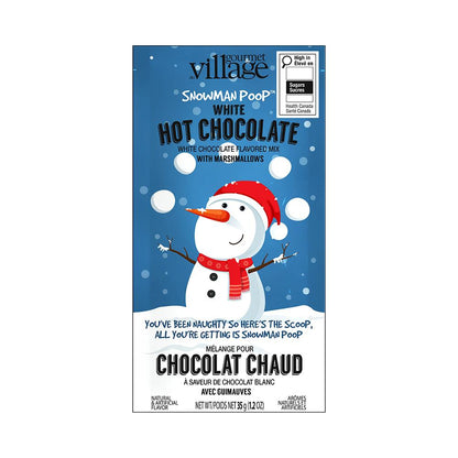 Snowman Poop White Hot Chocolate with Marshmallows – 35 g
