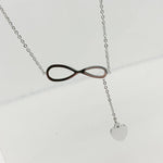 Engraved Memories - Infinity Heart Necklace