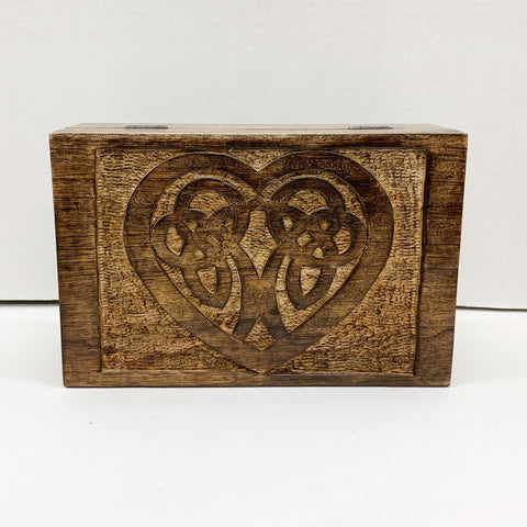 Celtic Heart Wooden Box - Large
