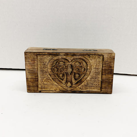 Celtic Heart Wooden Box - Medium