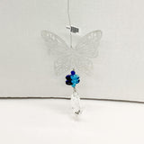 Butterfly Suncatcher with Blue Crystals