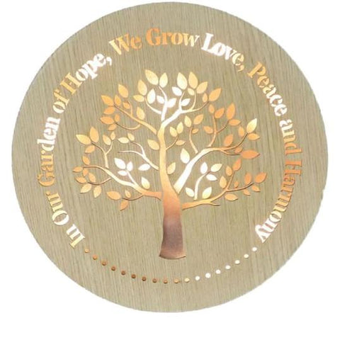 12" LED Plaque - Garden of Hope