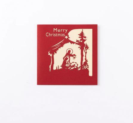 Pop Up Nativity Card