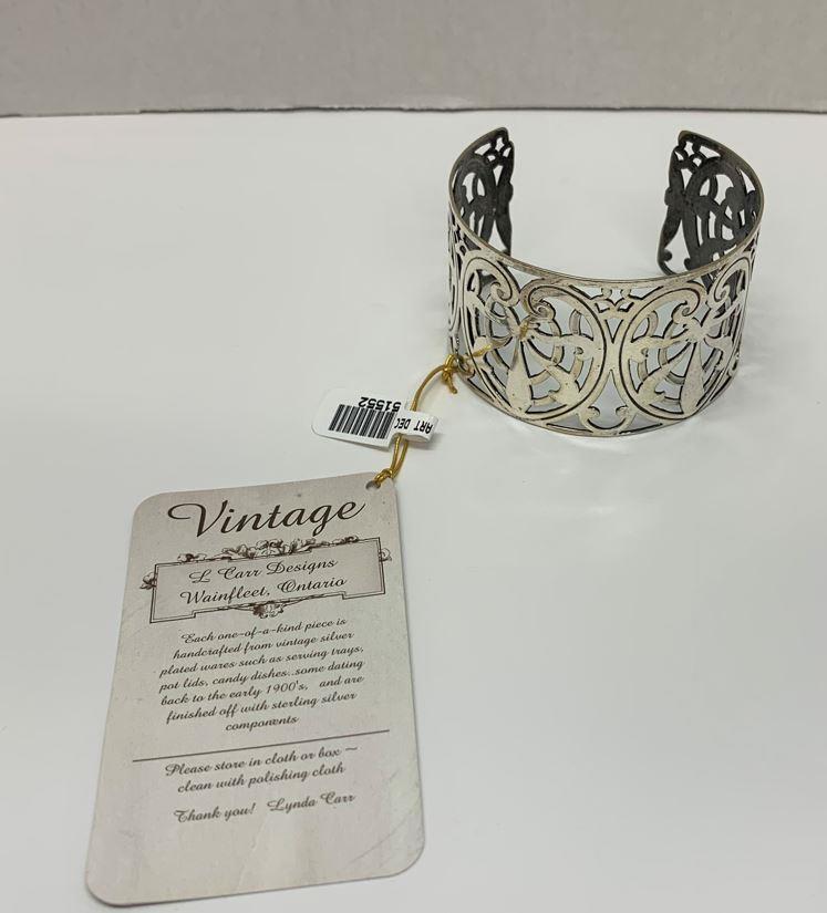 L Carr Cuff Bracelet