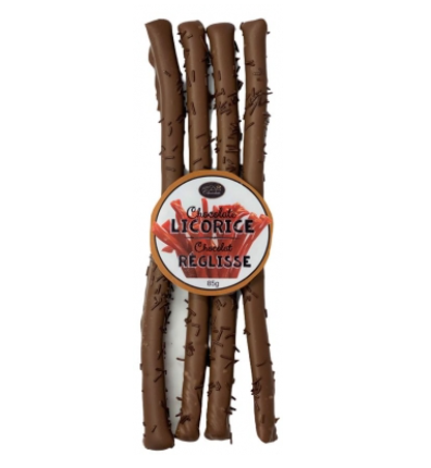 Milk Chocolate Covered Licorice - 4 per pkg