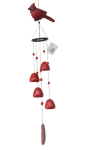 Cardinal Bells Windchime