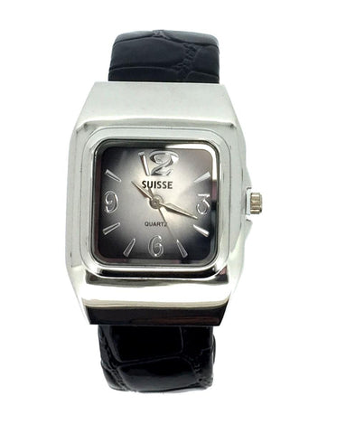 Watch with Black Strap