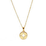 Gold Compass Necklace