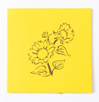 Sunflowers Pop Up Greeting Card