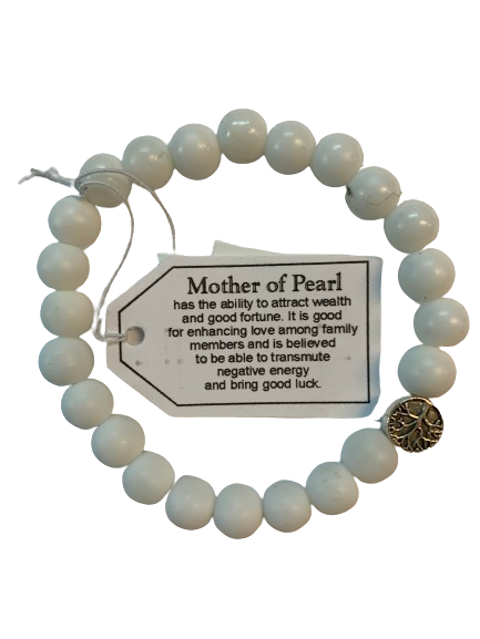 Mother of Pearl Stone  Bracelet