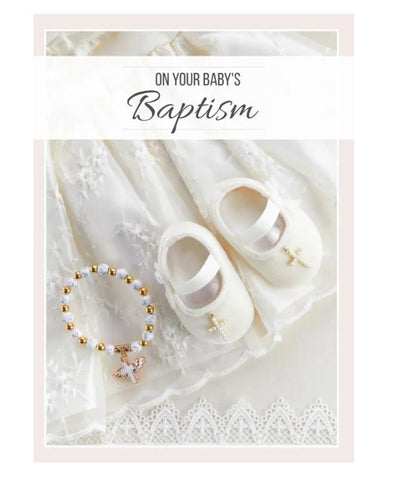 CARD BAPTISM BOOTIE