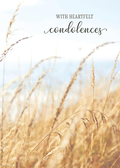 Wheat Grass Sympathy Card